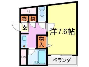 タートルビルⅡの物件間取画像